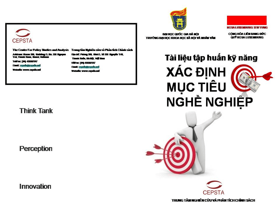 TÀI LIỆU TẬP HUẤN KỸ NĂNG: XÁC ĐỊNH MỤC TIÊU NGHỀ NGHIỆP